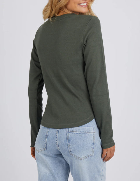 Scoop L/S Rib