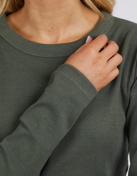 Scoop L/S Rib