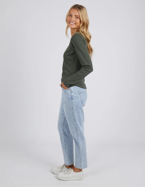 Scoop L/S Rib