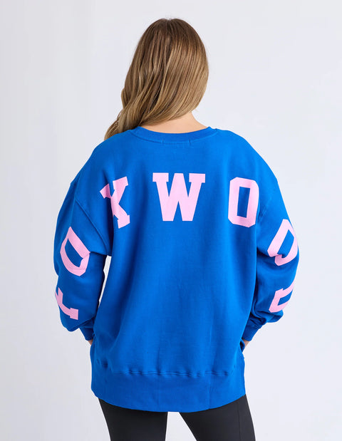 Interval Crew Cobalt/Neon Pink - Willow Collective Mudgee