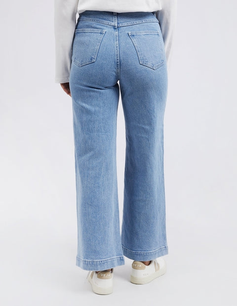 Sarah Wide Leg Jean Light Blue