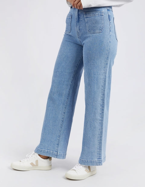 Sarah Wide Leg Jean Light Blue