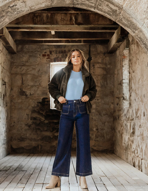 Sarah wide Leg Jean