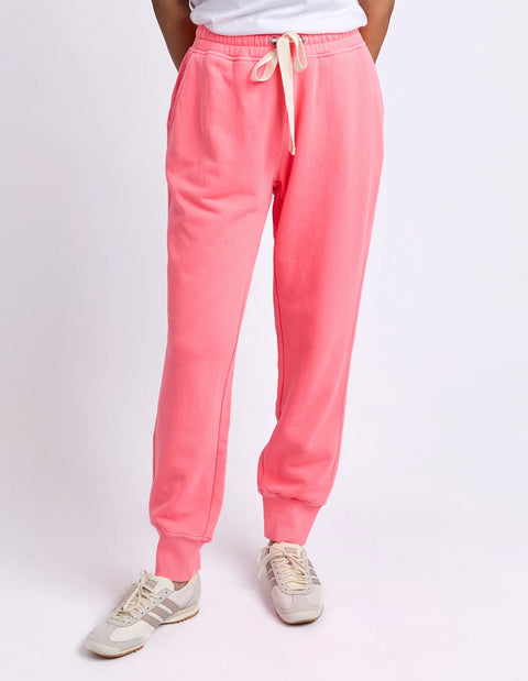 College Track Pant Neon Pink