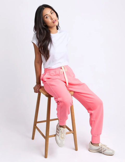 College Track Pant Neon Pink