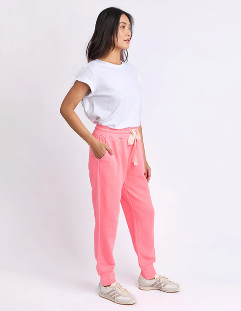 College Track Pant Neon Pink