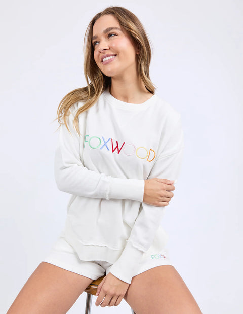 Simplified Confetti Crew White