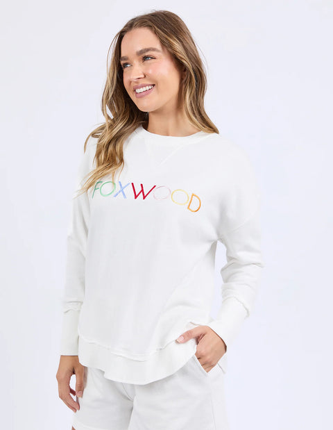 Simplified Confetti Crew White