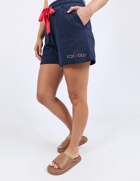 Simplified Confetti Short Navy