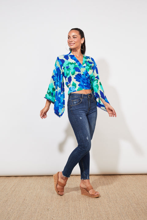 Cayman Wrap Top