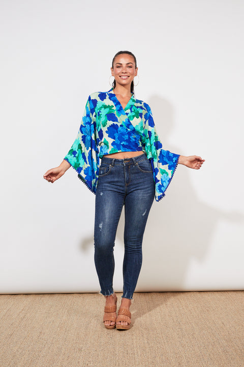 Cayman Wrap Top
