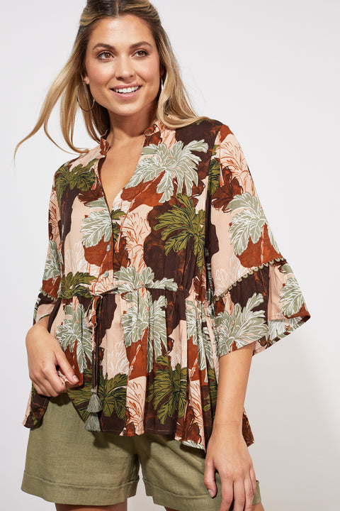 Cayman Tie Top