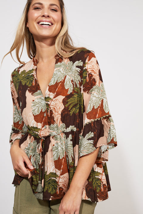 Cayman Tie Top