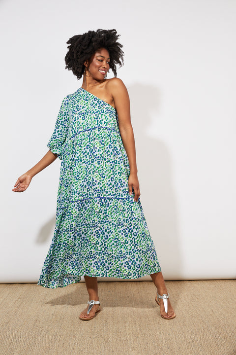 Lamu One Shoulder Dress