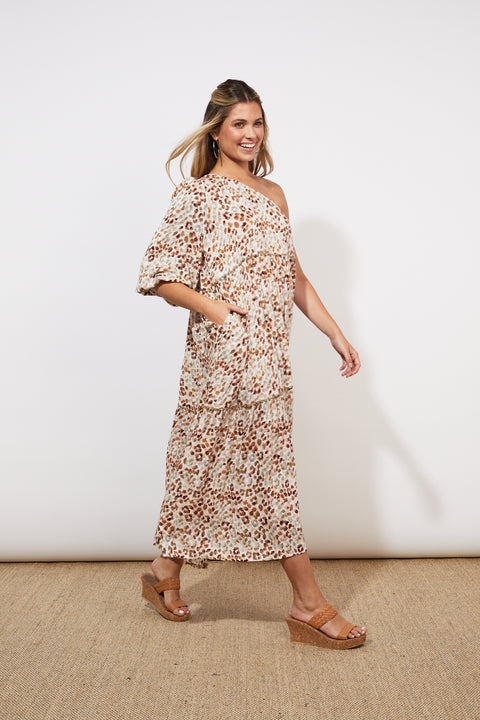Lamu One Shoulder Dress
