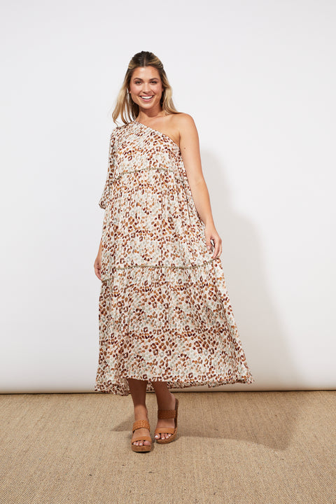 Lamu One Shoulder Dress