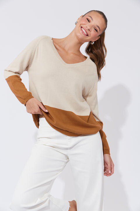 Casablanca Block Knit