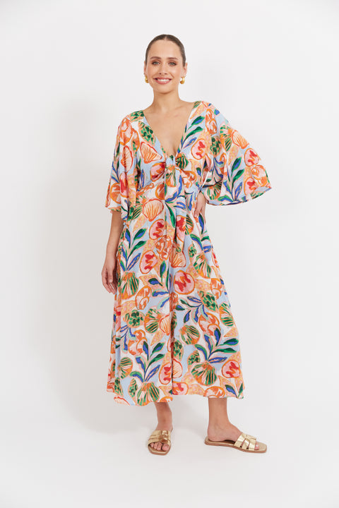 Baja Tie Midi Dress
