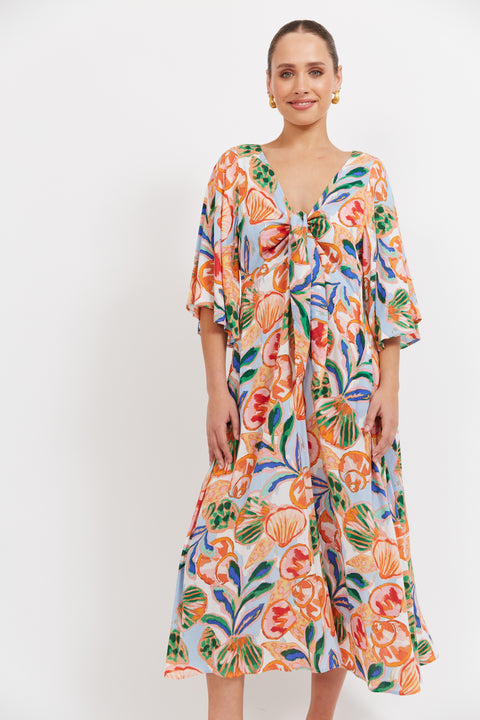 Baja Tie Midi Dress