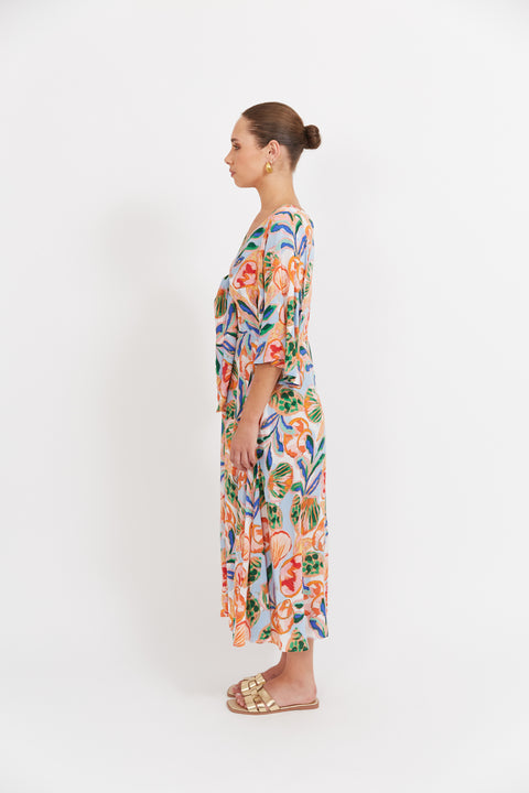 Baja Tie Midi Dress