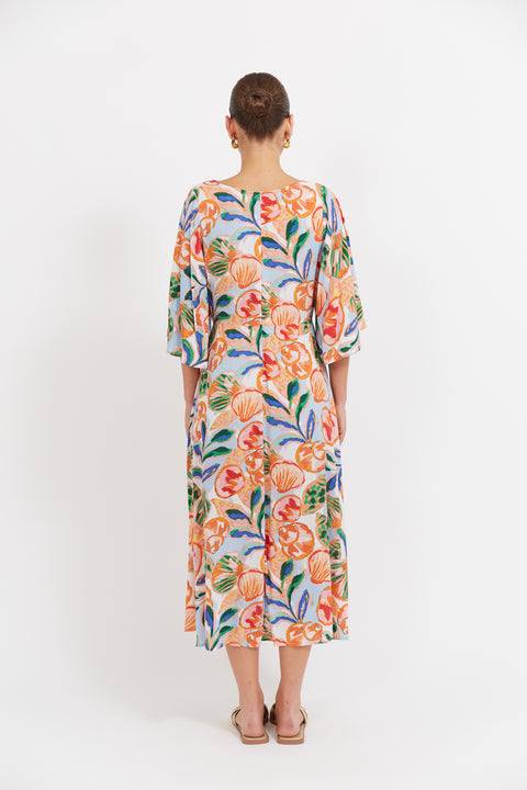 Baja Tie Midi Dress