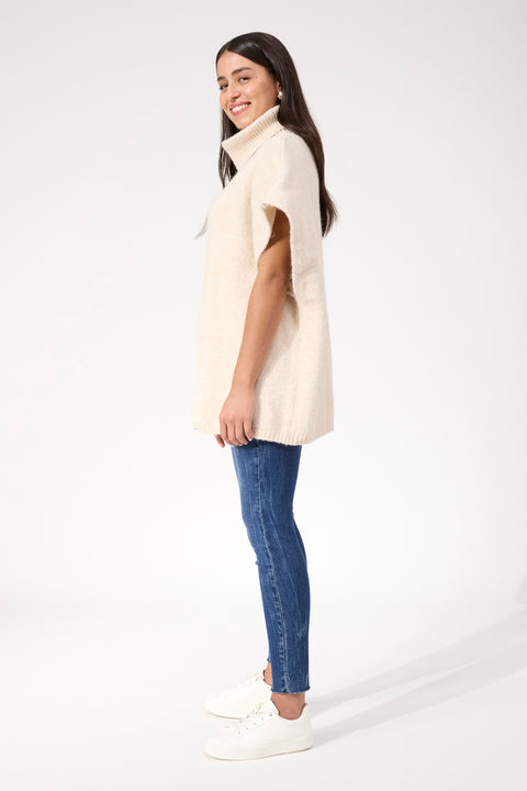 Valenza Knit Poncho - Willow Collective Mudgee