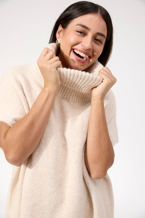 Valenza Knit Poncho - Willow Collective Mudgee