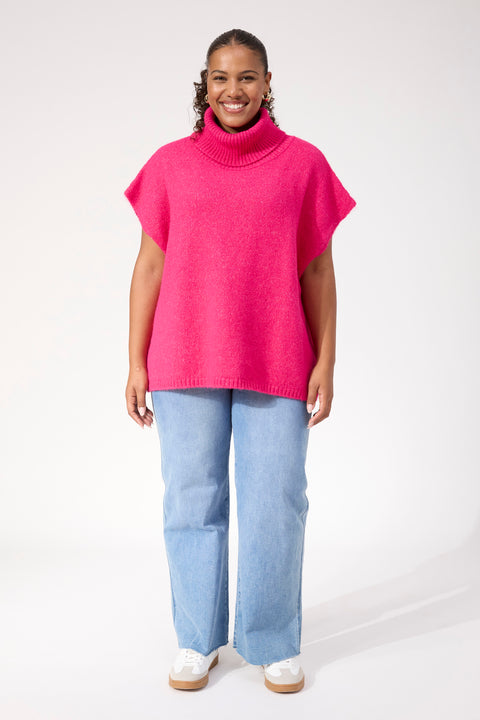 Valenza Knit Poncho - Willow Collective Mudgee