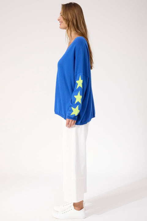 Vermont Star V Neck Jumper - Willow Collective Mudgee