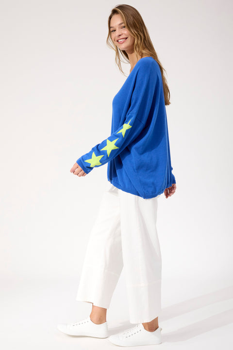 Vermont Star V Neck Jumper - Willow Collective Mudgee