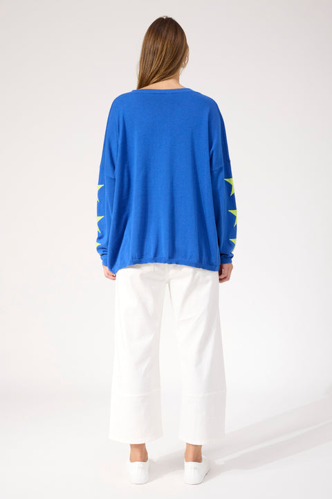 Vermont Star V Neck Jumper - Willow Collective Mudgee