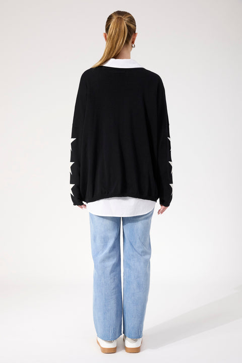 Vermont Star V Neck Jumper - Willow Collective Mudgee