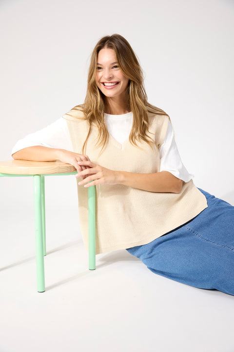 Alaska Knit Vest - Willow Collective Mudgee