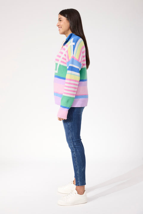 Alaska Stripe Jumper - Willow Collective Mudgee