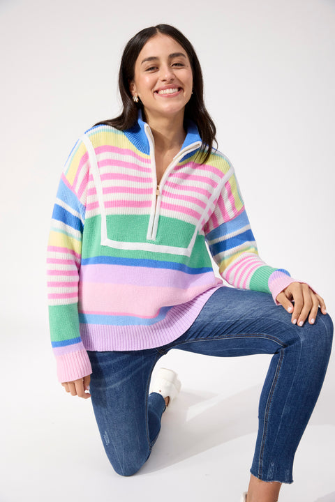 Alaska Stripe Jumper - Willow Collective Mudgee