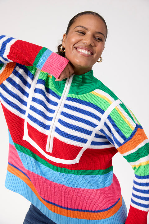 Alaska Stripe Jumper - Willow Collective Mudgee
