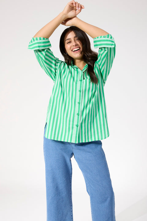 Monterosa Stripe Shirt - Willow Collective Mudgee