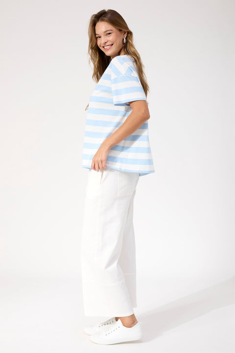 Columbus Stripe Tshirt - Willow Collective Mudgee