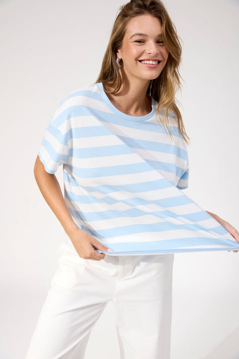 Columbus Stripe Tshirt - Willow Collective Mudgee