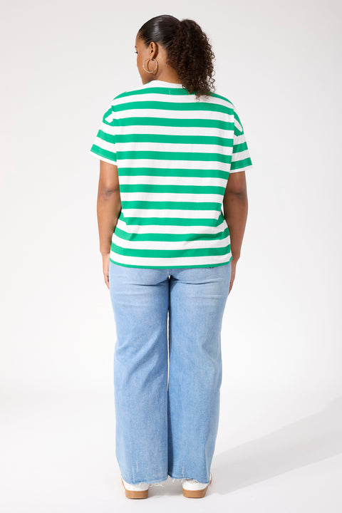 Columbus Stripe Tshirt - Willow Collective Mudgee