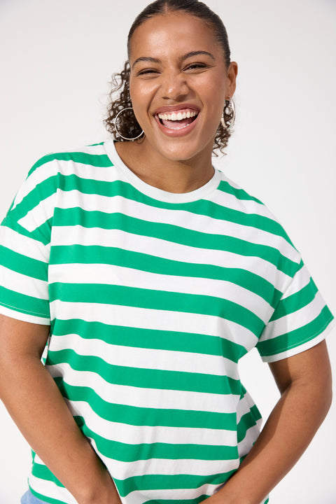 Columbus Stripe Tshirt - Willow Collective Mudgee