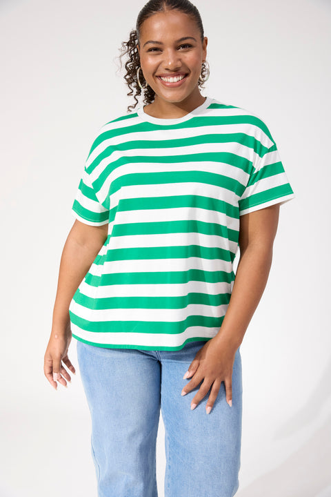 Columbus Stripe Tshirt - Willow Collective Mudgee