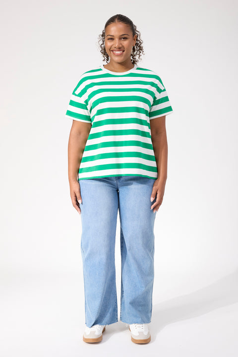 Columbus Stripe Tshirt - Willow Collective Mudgee