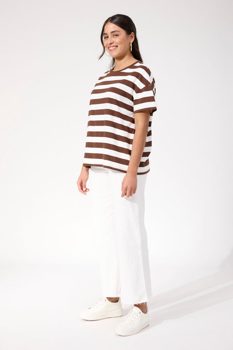 Columbus Stripe Tshirt - Willow Collective Mudgee