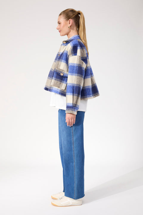Fargo Cropped Jacket - Willow Collective Mudgee