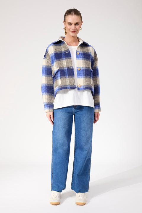Fargo Cropped Jacket - Willow Collective Mudgee