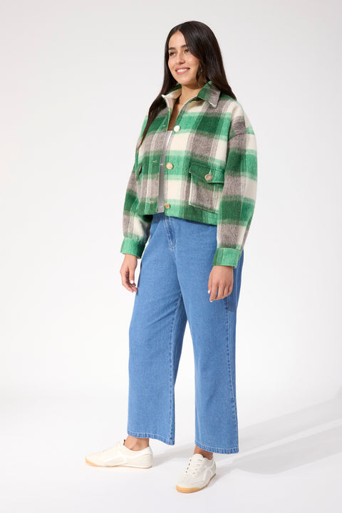 Fargo Cropped Jacket - Willow Collective Mudgee