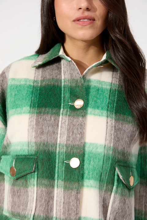 Fargo Cropped Jacket - Willow Collective Mudgee