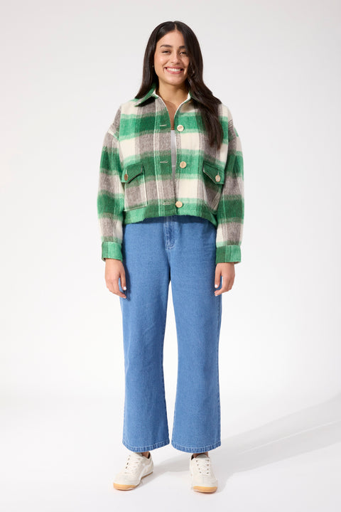 Fargo Cropped Jacket - Willow Collective Mudgee
