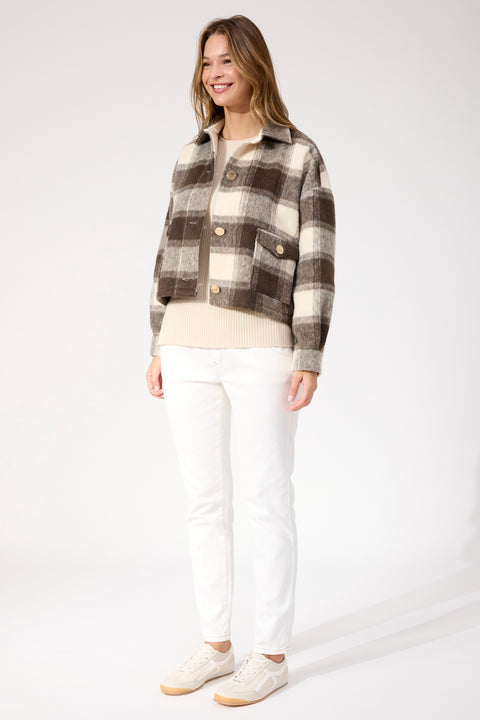 Fargo Cropped Jacket - Willow Collective Mudgee